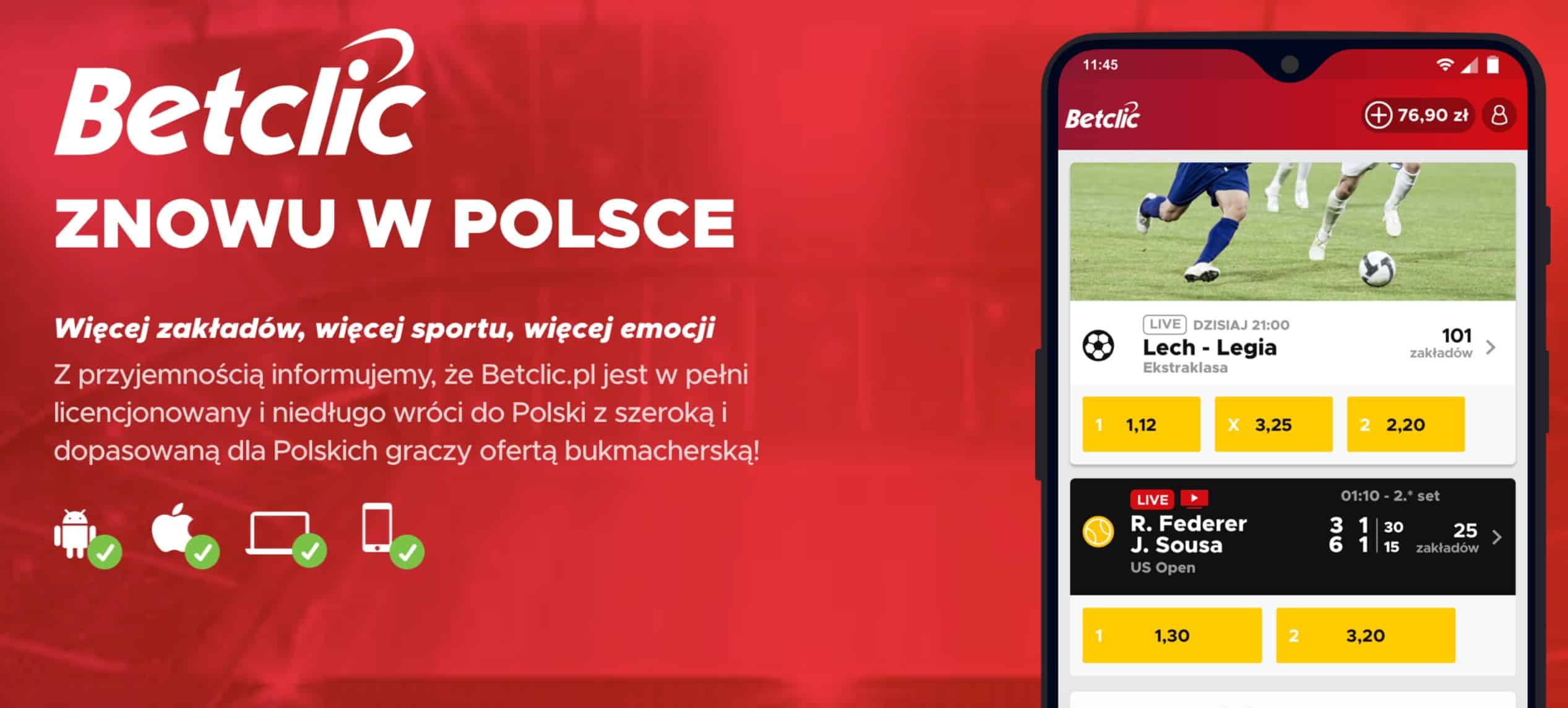 Wkrótce startuje nowa polska strona BetClic!
